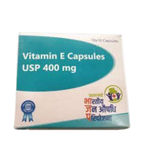 Janaushadhi Vitamin E Softgel Capsules 400mg
